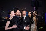 3. Chang Chen takes a group selfie with Coco Rocha, He Sui, David Beckham, Karen Mok and Bonnie Chen