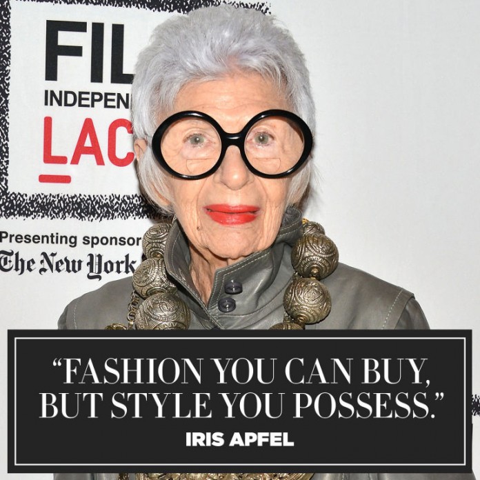 The Best Quotes on Fashion from Icon Iris Apfel | Pamper.My