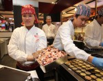 Each of Gindaco’s takoyaki is filled with 8 grams of octopus