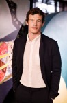 Callum Turner wearing Burberry at the Burberry event at 121 Regent Street hosted by Christopher Bailey