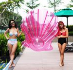 Pink N’ Proper Inflatable Pink Seashell Float – Pamper.My