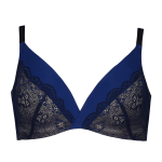 XIXILI Sonia #fabulouslyCHIC collection, Deep Plunge Push Up Bra in Cobalt Blue – Pamper.My