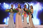 (L-R) 1st Runner-Up, Alexis SueAnn, Miss Universe Malaysia 2018, Jane Teoh, 2nd Runner-Up, Liliana Fernandez & 3rd Runner-Up, Jasebel Robert