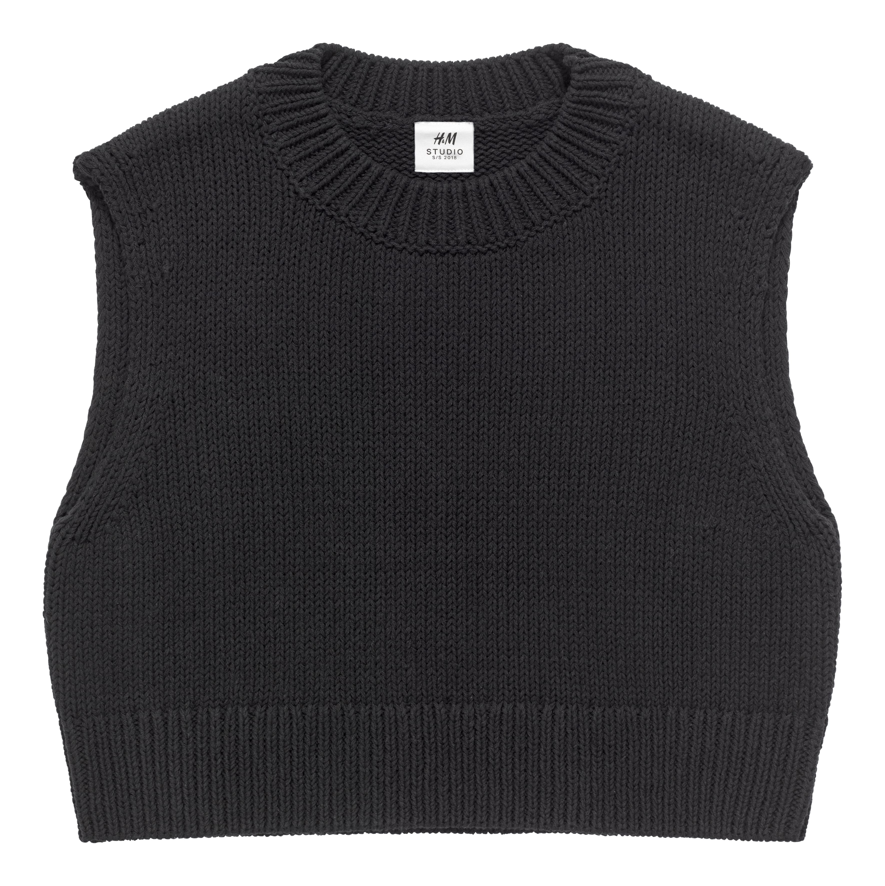 Knit Vest - Black - RM 249.00-min | Pamper.My
