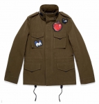 Dark Disney M65 Jacket in Military (34200MIA)