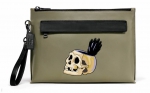 Disney Skull Pouch in Army Green (32647)