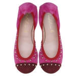 Shirley studded fuchsia and wine – pair_PVP 165-min